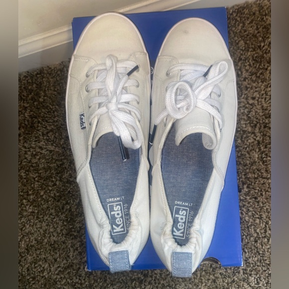 Keds White Canvas Sneakers - Picture 2 of 8